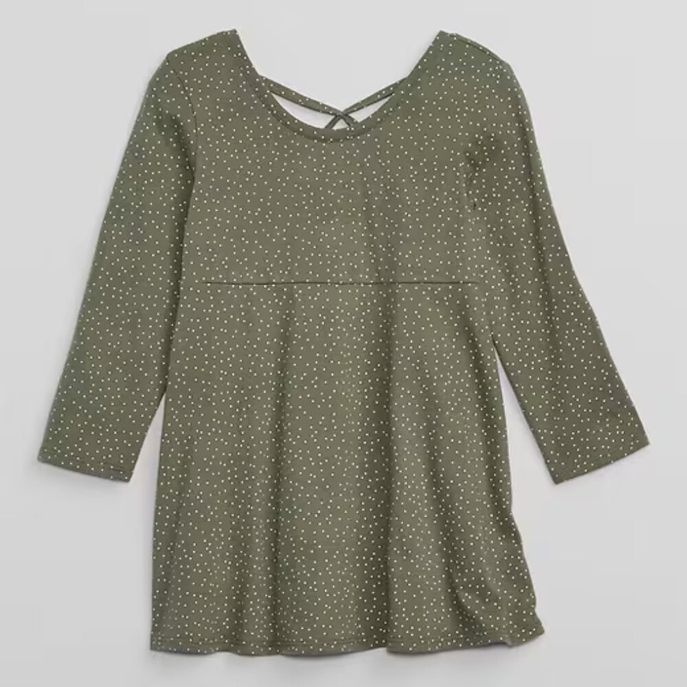 babyGap Green Dot Cross-Back Dress/NWT/Various size